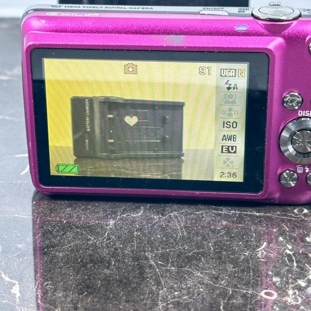 美品】CASIO EXILIM EX-Z1 デジカメ パープル CASIO EXILIM EX-Z1