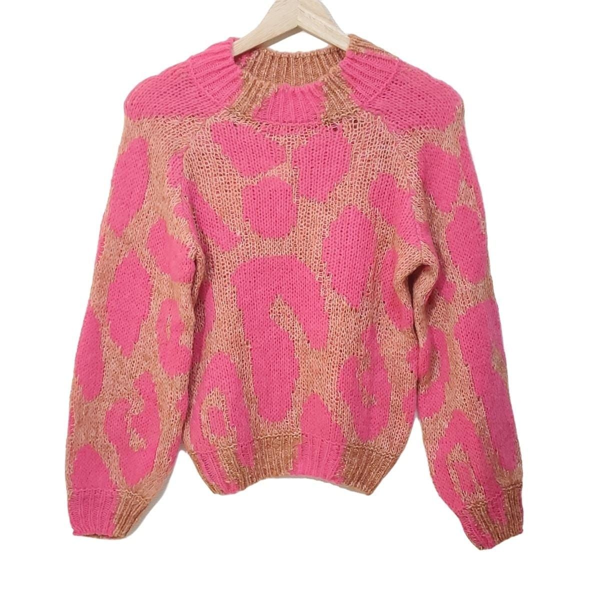 stellamccartney ステラマッカートニー 長袖セーター サイズ36 M レディース - ブラウン×ピンク