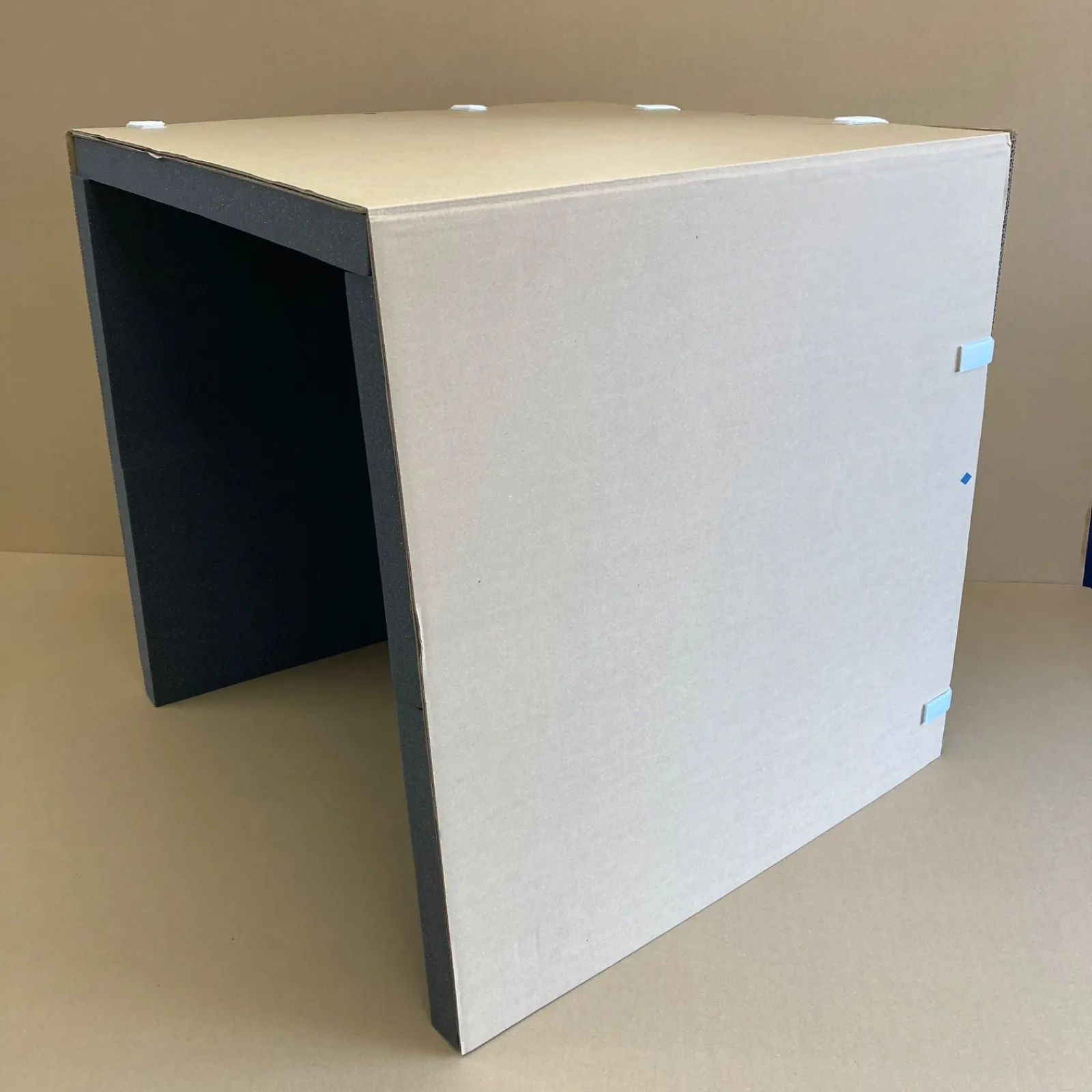 品 no.3 クラフト版 ボイスシャット 安心の 簡易防音ブース 防音ボックス 厚さ4cmの 防音フォーム採用 zooｍやリモートワークに最適