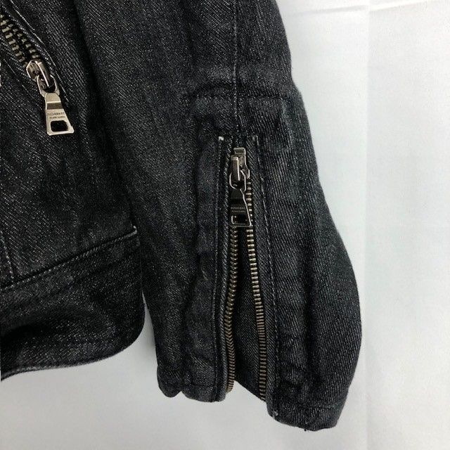 BURBERRY BLACK LABEL デニム ダブルライダースタイプ