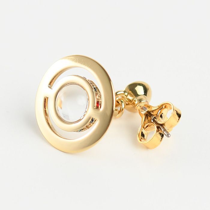 【美品】Vivienne Westwood　ピアス　オーブゴールドカラーストーン 楽天市場】ヴィヴィアンウエストウッド オーブピアス レディース