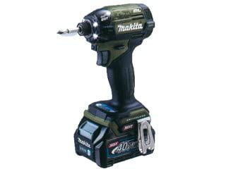 マキタ Makita 充電式インパクトドライバ オリ ーブ 40Vmax2.5Ah バッテリ2本 充電器 ケース付 TD002GRDXO