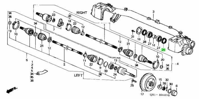 BEARING HONDA