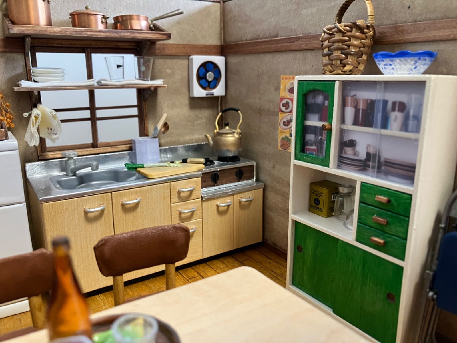 希少　昭和初期　Kaybes レトロ家具セット 希少！！】 昭和レトロ 昔の裁縫箱 小引き出し 木製 vintage