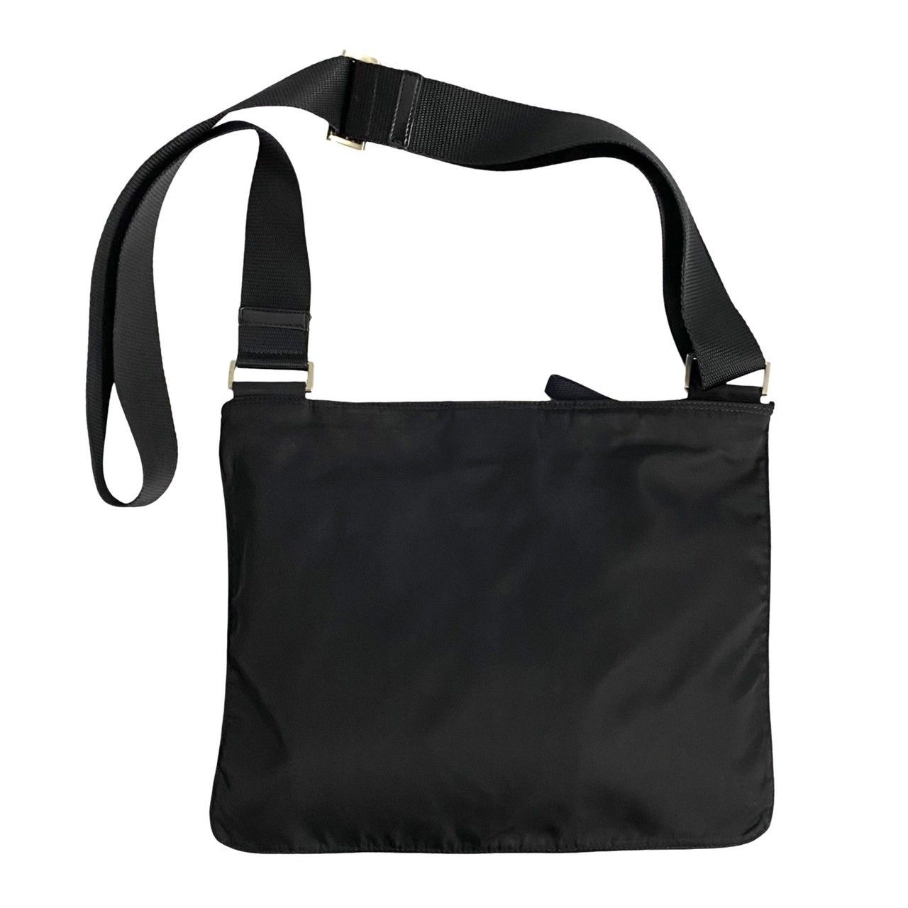 極 美品 PRADA プラダ 三角ロゴ 金具 ナイロン ミニ ショルダーバッグ