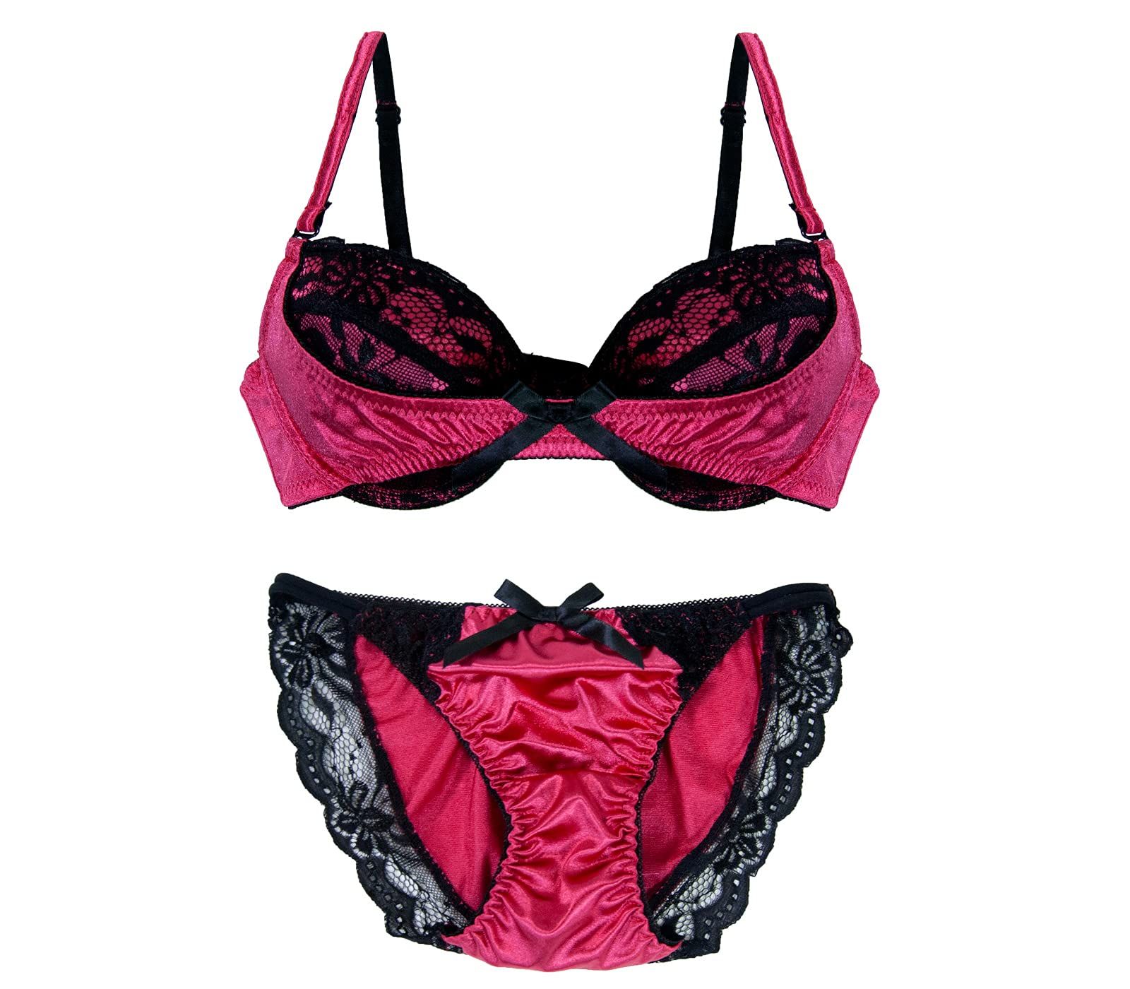 【未使用】LINGERIEAM ブラジャーさショーツセット　ピンク　紫 未使用】LINGERIEAM ブラジャーさショーツセット ピンク 紫
