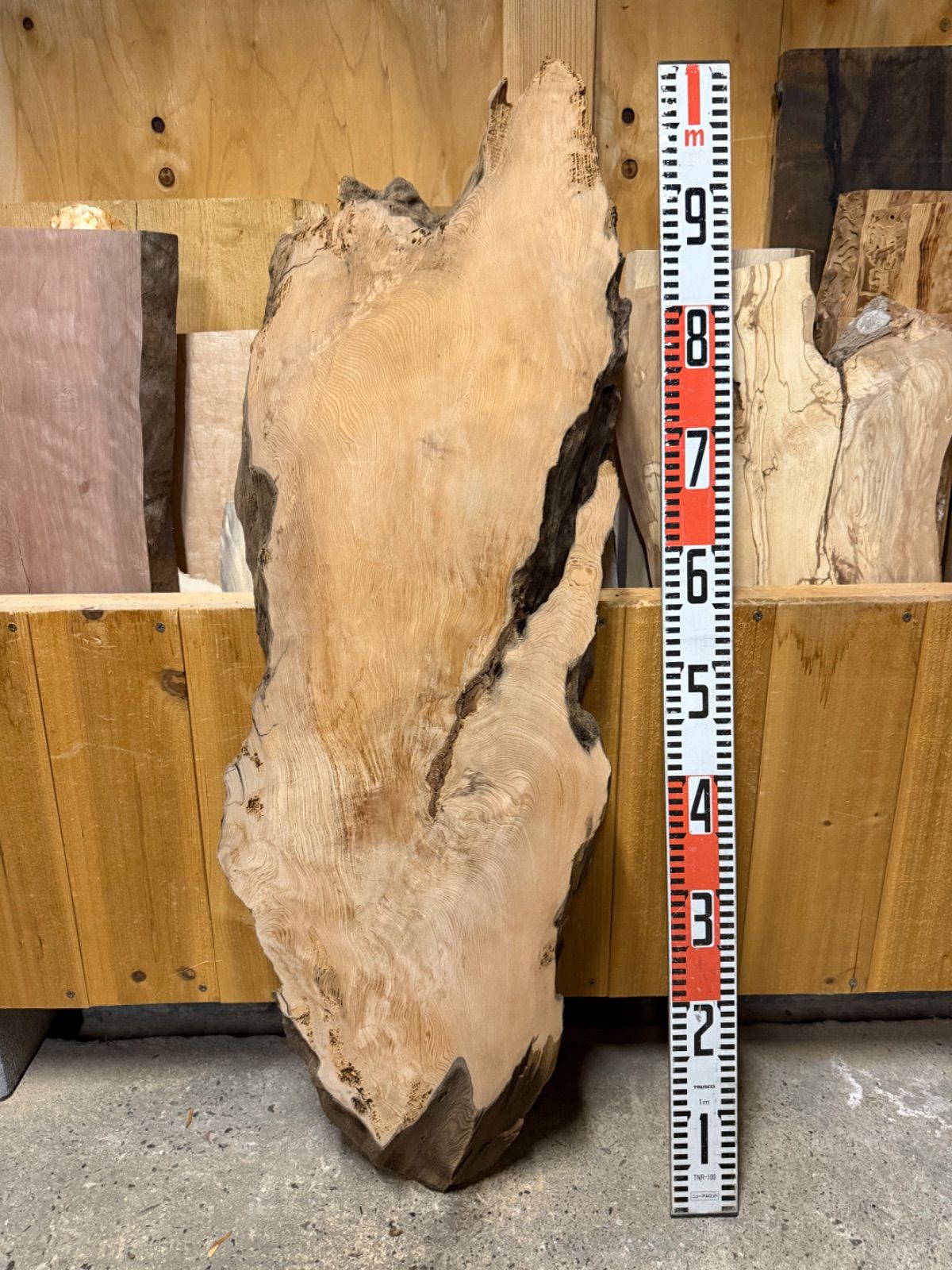 激 良形良杢 屋久杉 板 一枚板 無垢材 銘木 ローテーブル レジン 木工 ＤＩＹ 素材 HRDEVELOPMENT_JP