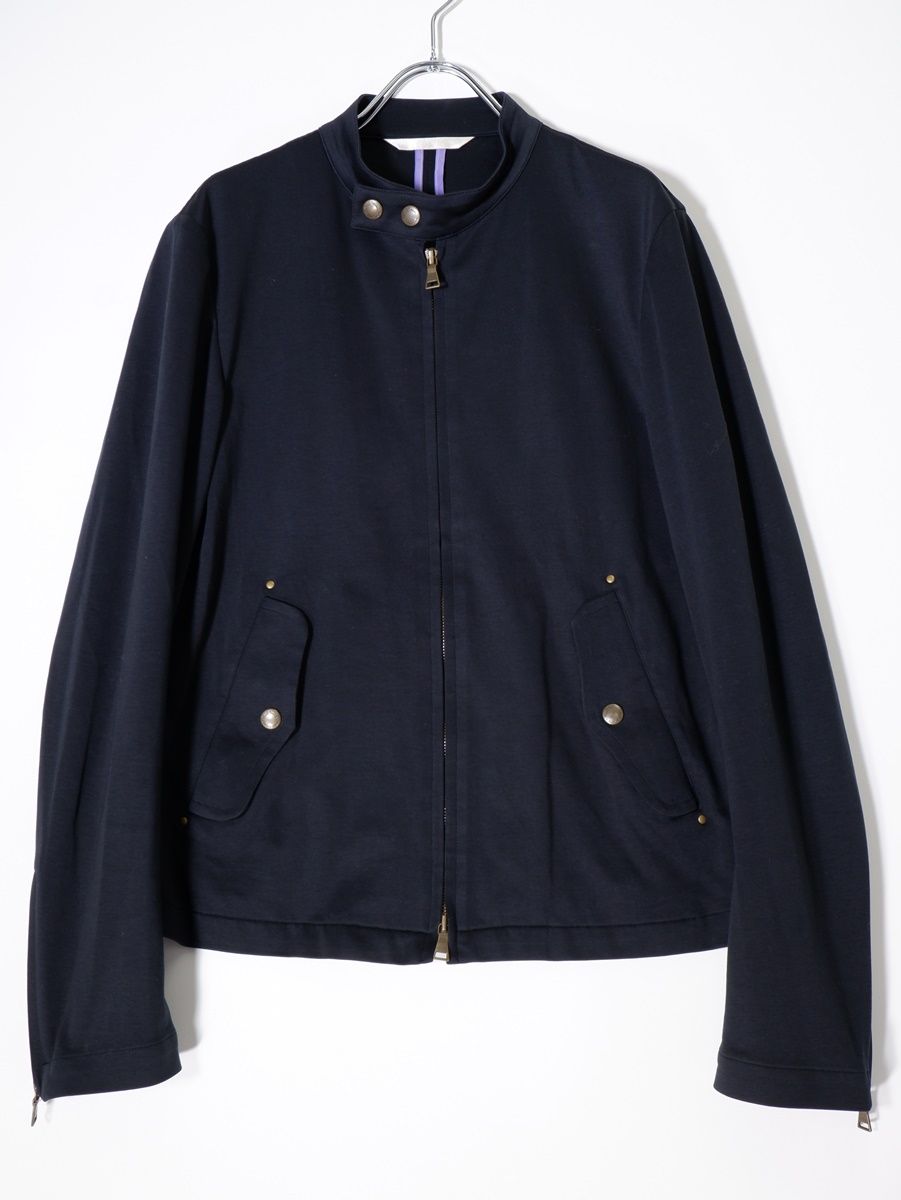 Paul Smith Collection/ポールスミス コレクション コットンジャージーシングルライダースブルゾン ジャケット【M】【MJKA74981】