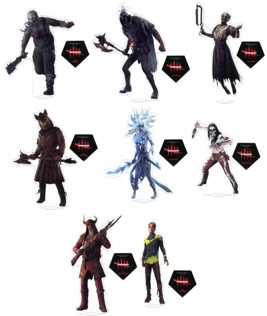  【中古】アクリルスタンド・アクリルパネル 全8種セット BIGクリアスタンド -キラーver.- 「ひこくじ Dead by Daylight 第2弾」 B賞 アクリルスタンド