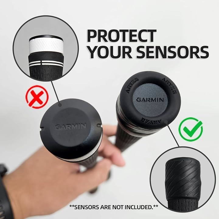 ARYZE ゴルフクラブセンサー用カバー 14個入り – 耐久性 Garmin
