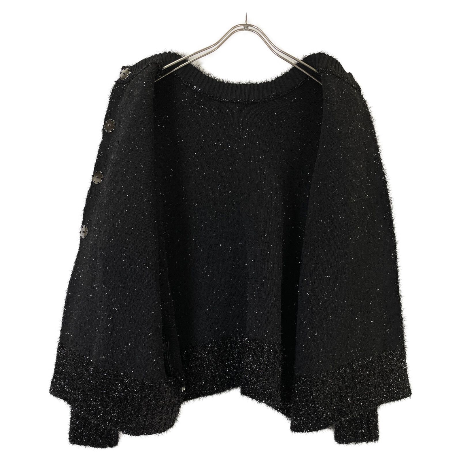 ADORE アドーア 24年製 531-4270116 ブラック スパークルラメニットジャケット ブラック 38 カーディガン ポリエステル レディース 中古 ADORE アドーア 24年製 531-4270116 ﾌﾞﾗｯｸ ｽﾊﾟｰｸﾙﾗﾒﾆｯﾄｼﾞｬｹｯﾄ 38