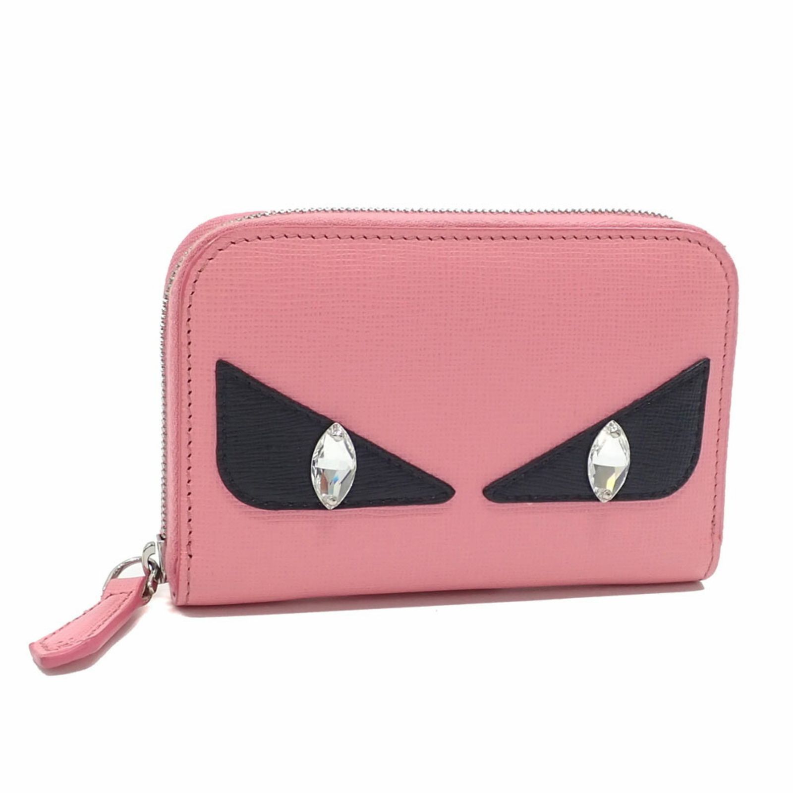 フェンディ Fendi フェンディ コインケース レディース ピンク レザー 8M03135PTF0783 革 小銭入れ モンスターバグズ モンスターアイ ラウンド