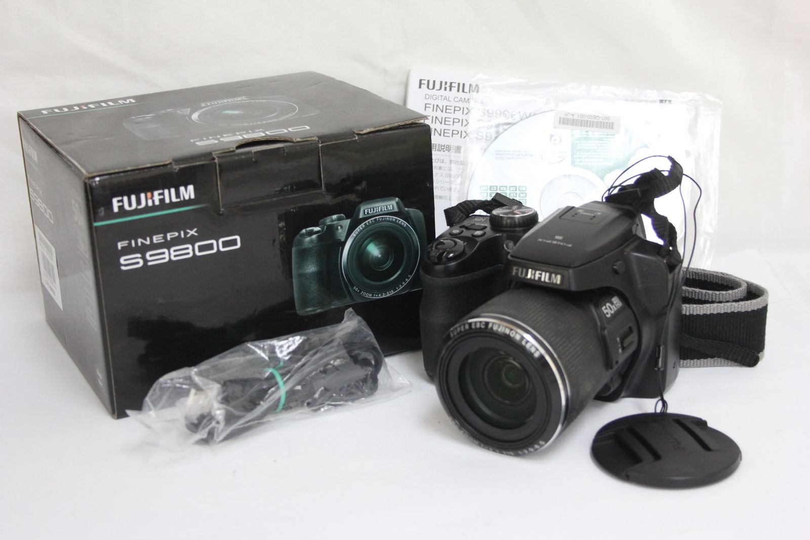 返品保証】 【便利な単三電池で使用可】フジフィルム Fujifilm Finepix S9800 50x 元箱付き コンパクトデジタルカメラ  v6539 - メルカリ