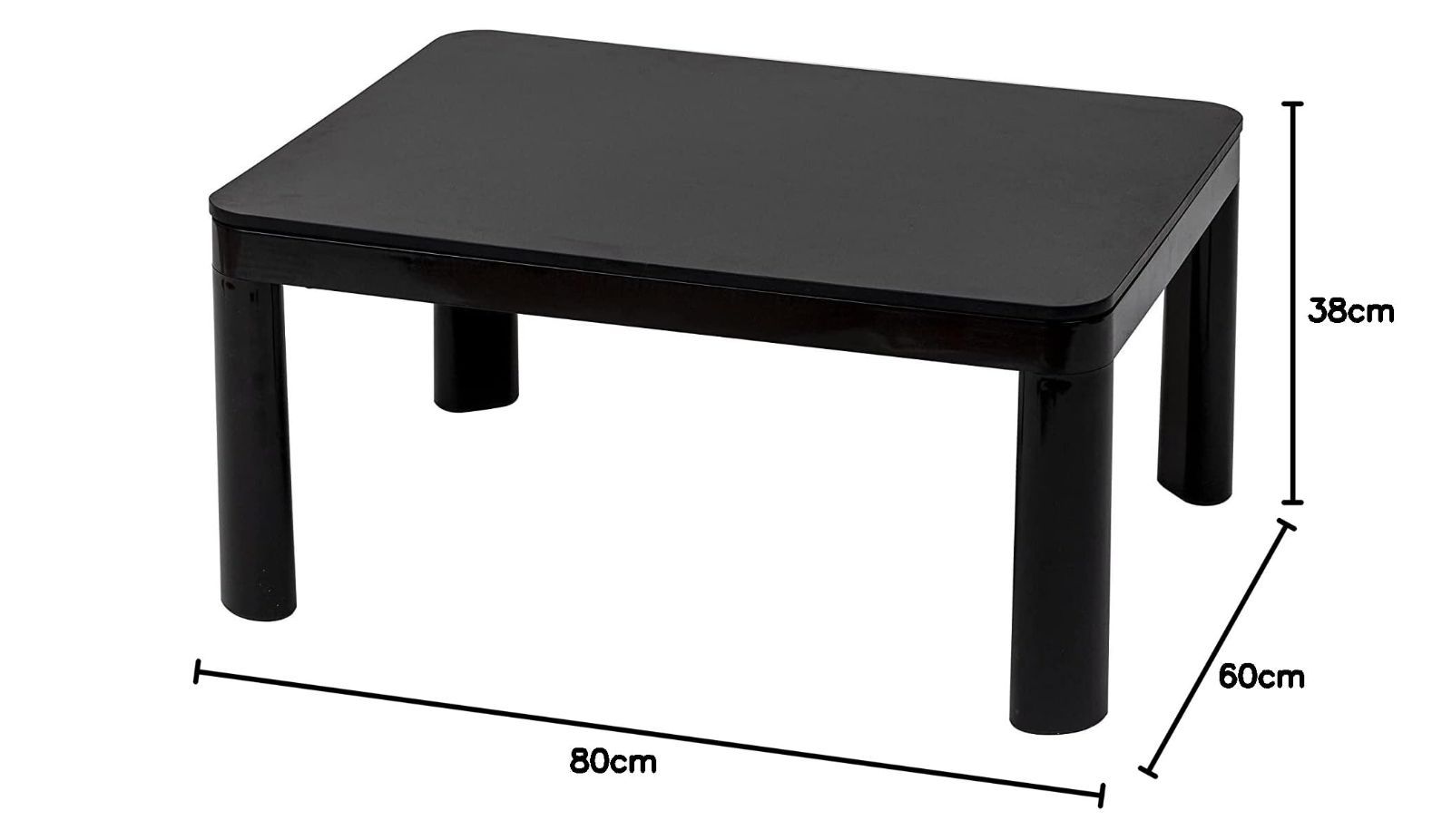 在庫セール】[山善] カジュアル こたつ テーブル 幅80cm×奥行