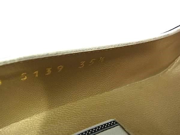 GIANNI VERSACE ジャンニ ヴェルサーチ レザー ヒール パンプス