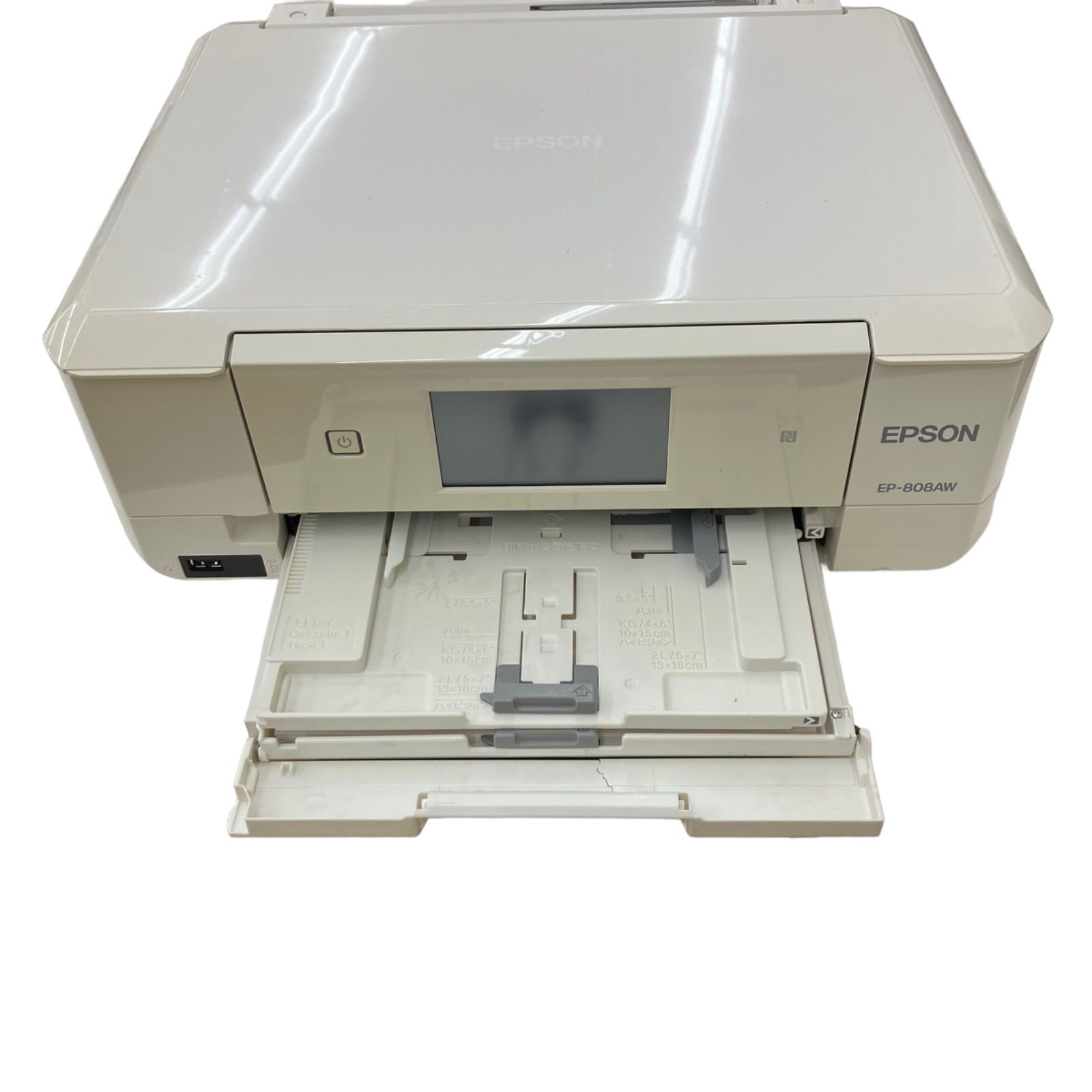 エプソン プリンター インクジェット複合機 カラリオ EP-808AW ホワイトPC周辺機器