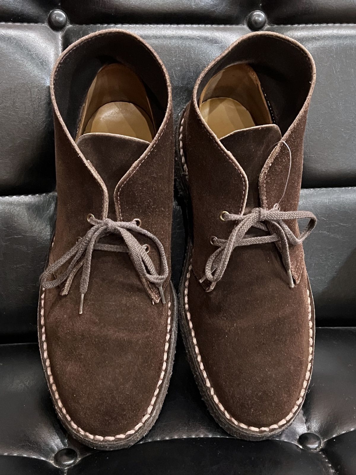 90'S 英国製 クラークス デザートブーツ 25.5cmほど CLARKS DESERT