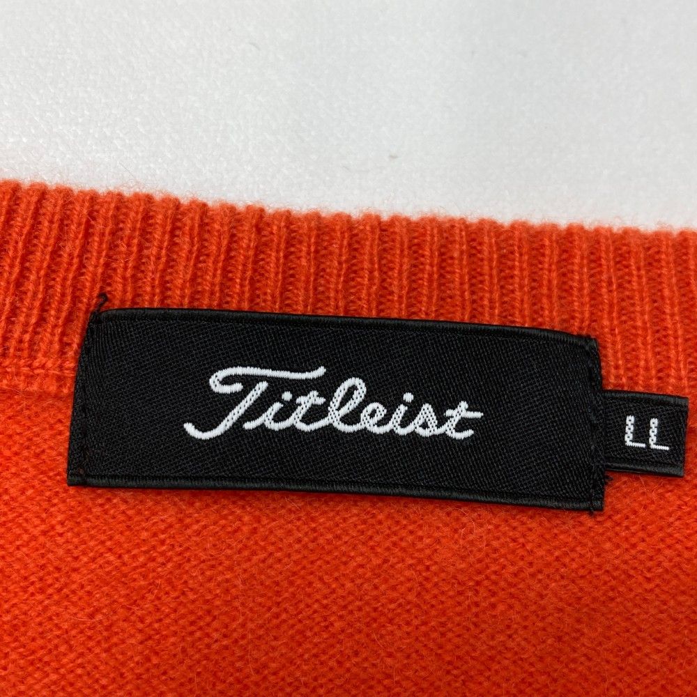 サイズ：LL TITLEIST タイトリスト カシミヤ Vネック ニット