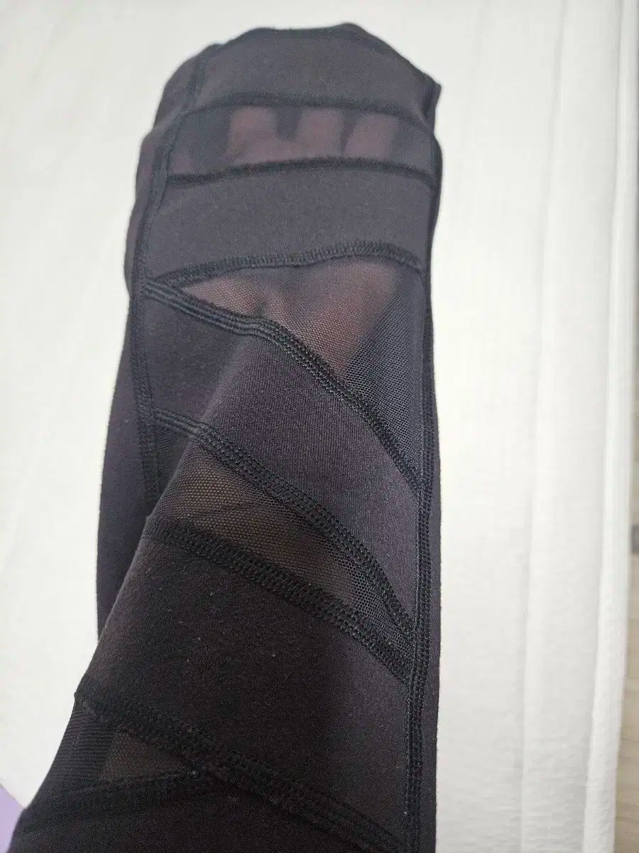 送料無料！ lululemon ルルレモン ブラック メッシュ レギンス