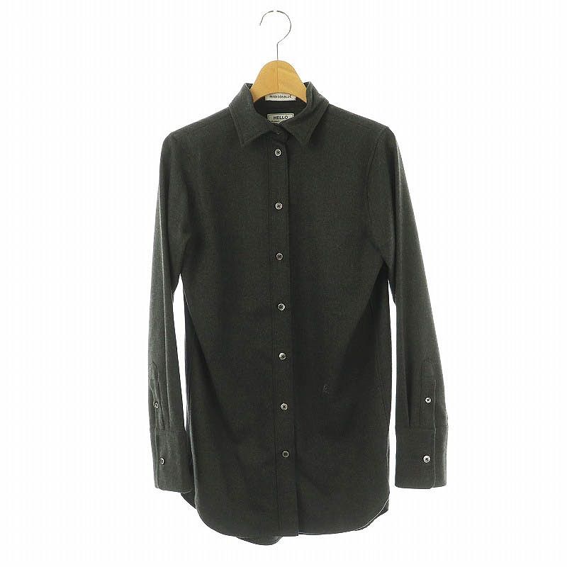 マディソンブルー ウールヴォイルマダムシャツ 00 ネイビー MADAME