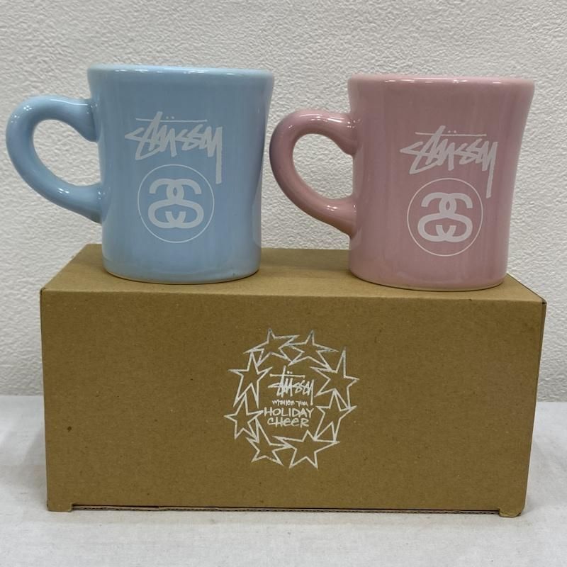 STUSSY / クリスマスノベルティー / ペアマグカップ / 非売品 / 箱付き