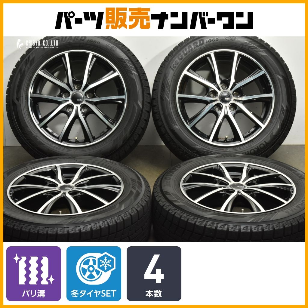バリ溝 SPORT KRONE 16in 6.5J 48 PCD114.3 ヨコハマ アイスガード iG60 205 60R16 ノア ヴォクシー エスクァイア アクセラ