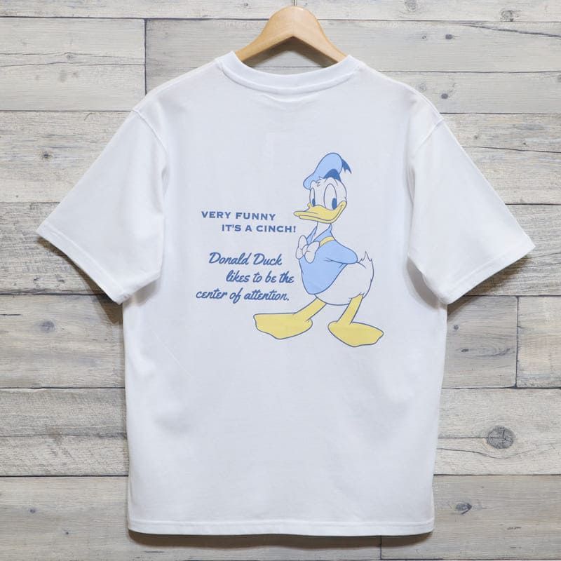 新品 メンズ ディズニー ドナルド ダック 半袖 Tシャツ 半袖T