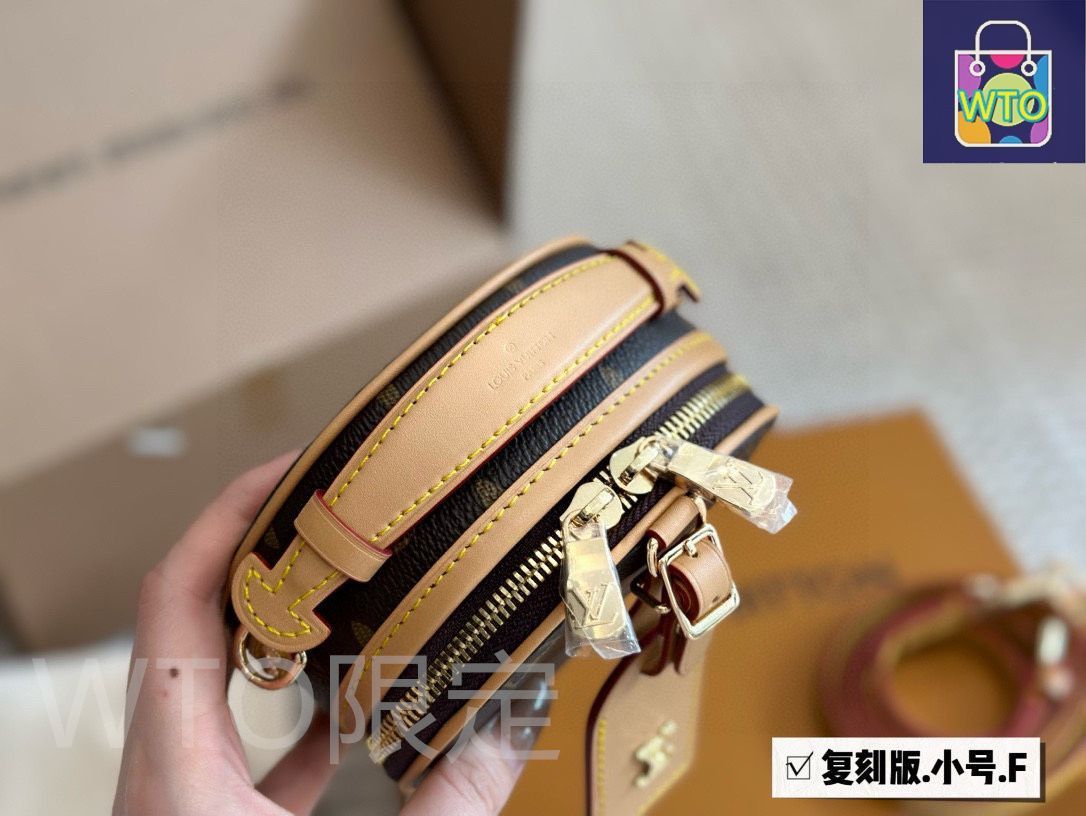 状態の割に値段良いかと LOUIS VUITTON ルイヴィトン ブロワ　バッグ 今日特価】Louis Vuitton ルイ・ヴィトン ボワイト円形バッグ
