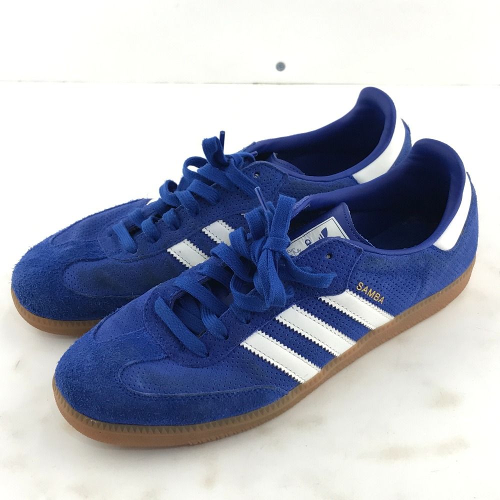 02w09066 アディダス adidas  SAMBA OG  サンバ OG  ブルー  28.0cm ベトナム製 メンズ  スニーカー  HP7901  【中古品】