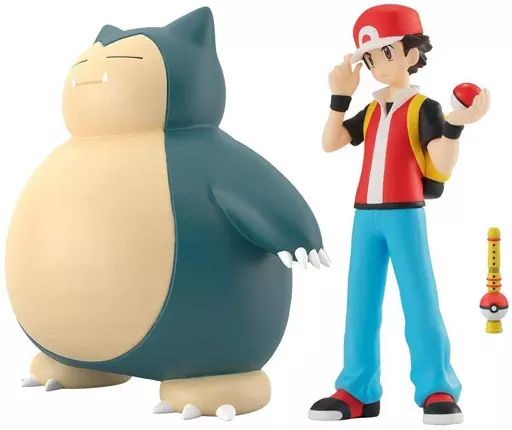食玩 トレーディングフィギュア ポケモンスケールワールド カントー地方 レッド＆カビゴン＆ポケモンの笛 プレミアムバンダイ