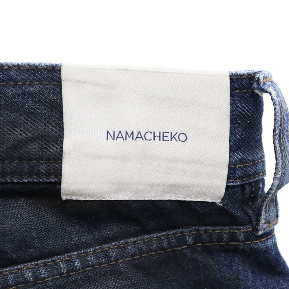 NAMACHEKO (ナマチェコ) ジップフライ コーティングデニムパンツ  