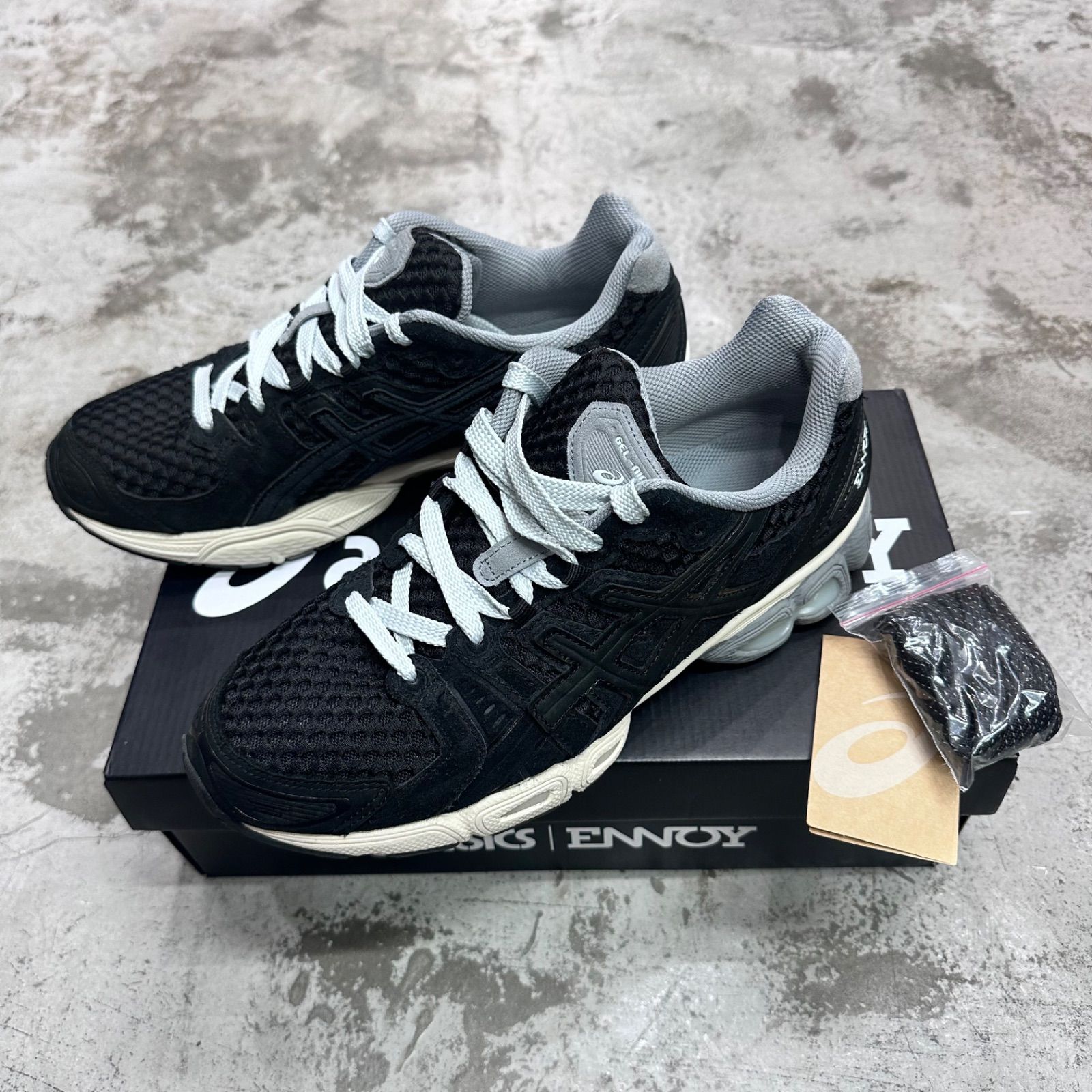 ENNOY Asics Gel-Nimbus 9 コラボ ゲルニンバス9 スニーカー 1201A986 
