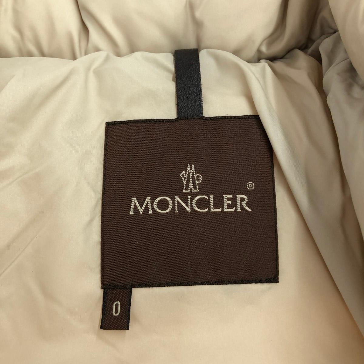 MONCLER モンクレール　茶タグ　ペッパージャパンタグ　ダウンコート　0 MONCLER / モンクレール | 茶タグ リバーシブル ダウンコート