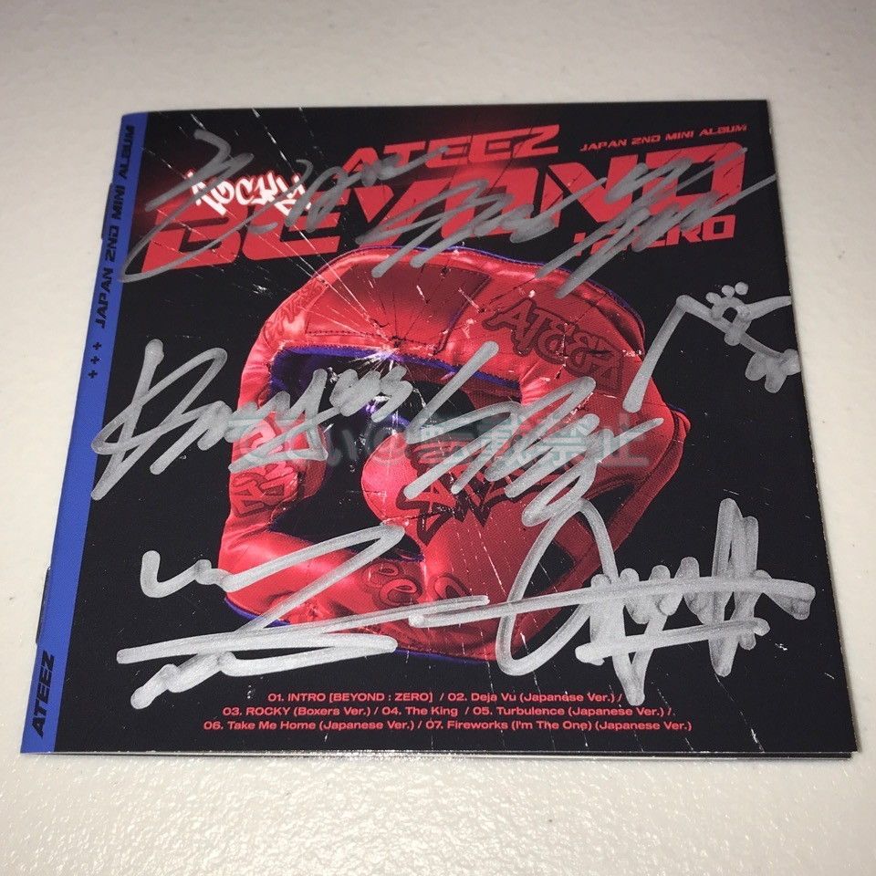 ATEEZ 直筆サイン「BEYOND : ZERO」初回通常盤CD