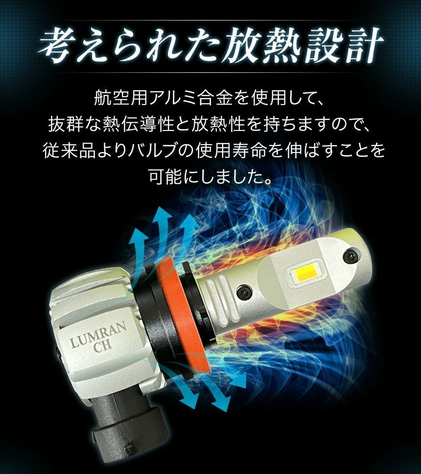 LEDフォグランプ イエロー 2色 ホワイト カローラ フィールダー 16系 FOG ホワイト 白 フォグライト フォグ灯 前期LEDバルブ  LUMRAN CH 正規品 - メルカリ