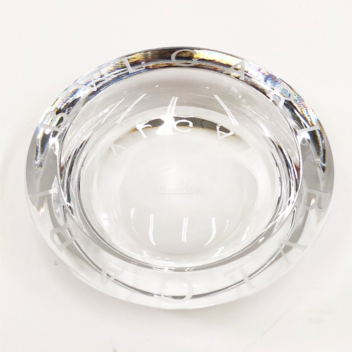 BVLGARI クリスタル灰皿 Ascher klein