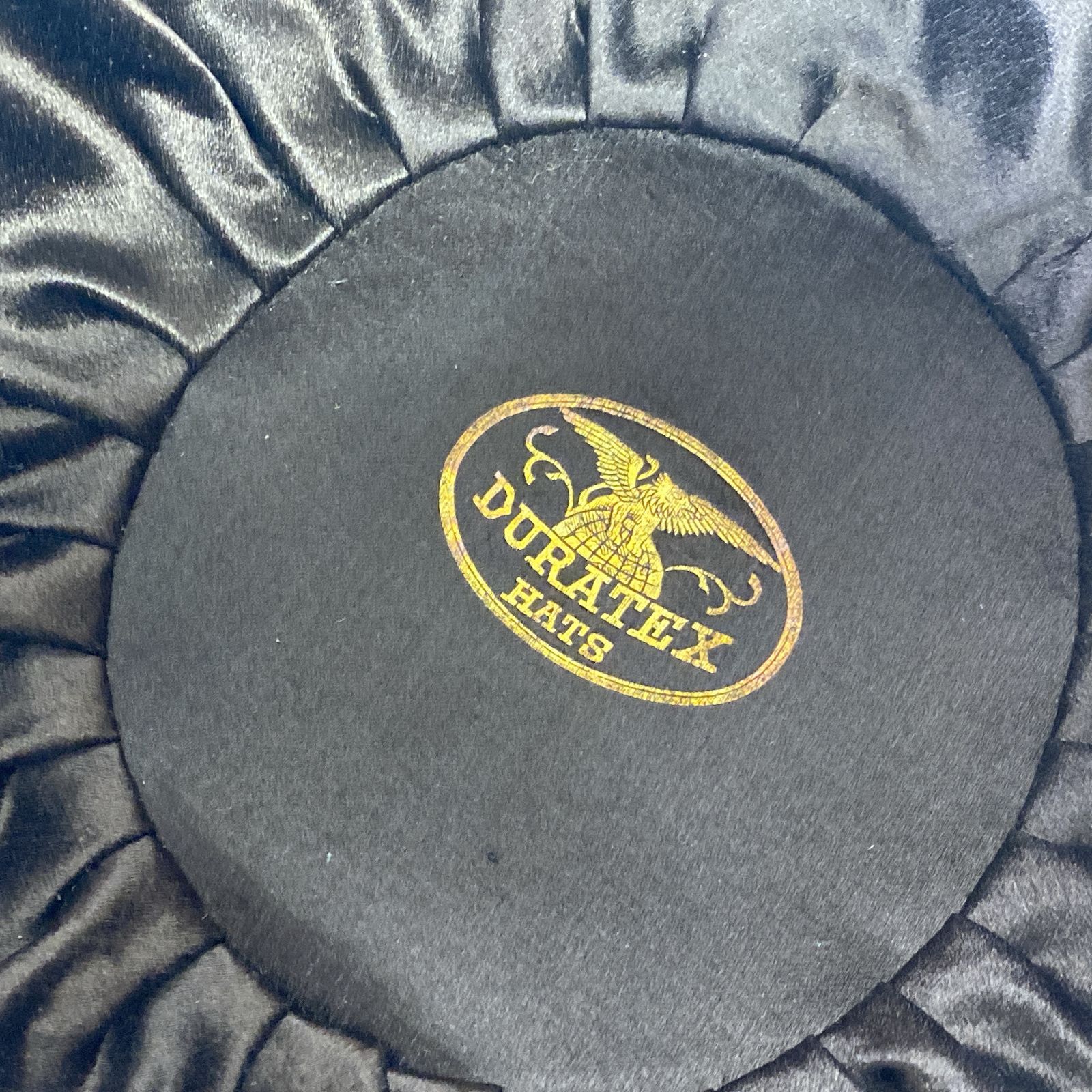 DURATEX HATS ハット 帽子 山高帽 ブラック 黒 昭和レトロ 25i菊