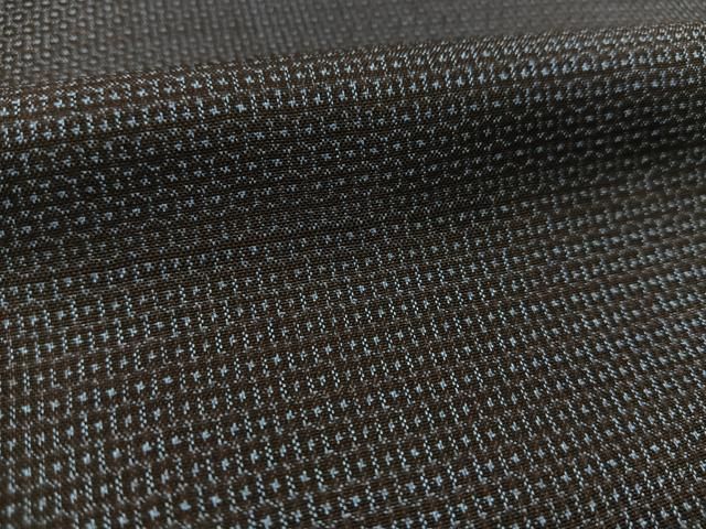 平和屋着物○男性 本場大島紬 アンサンブル 120亀甲 総詰め 羽裏：富士