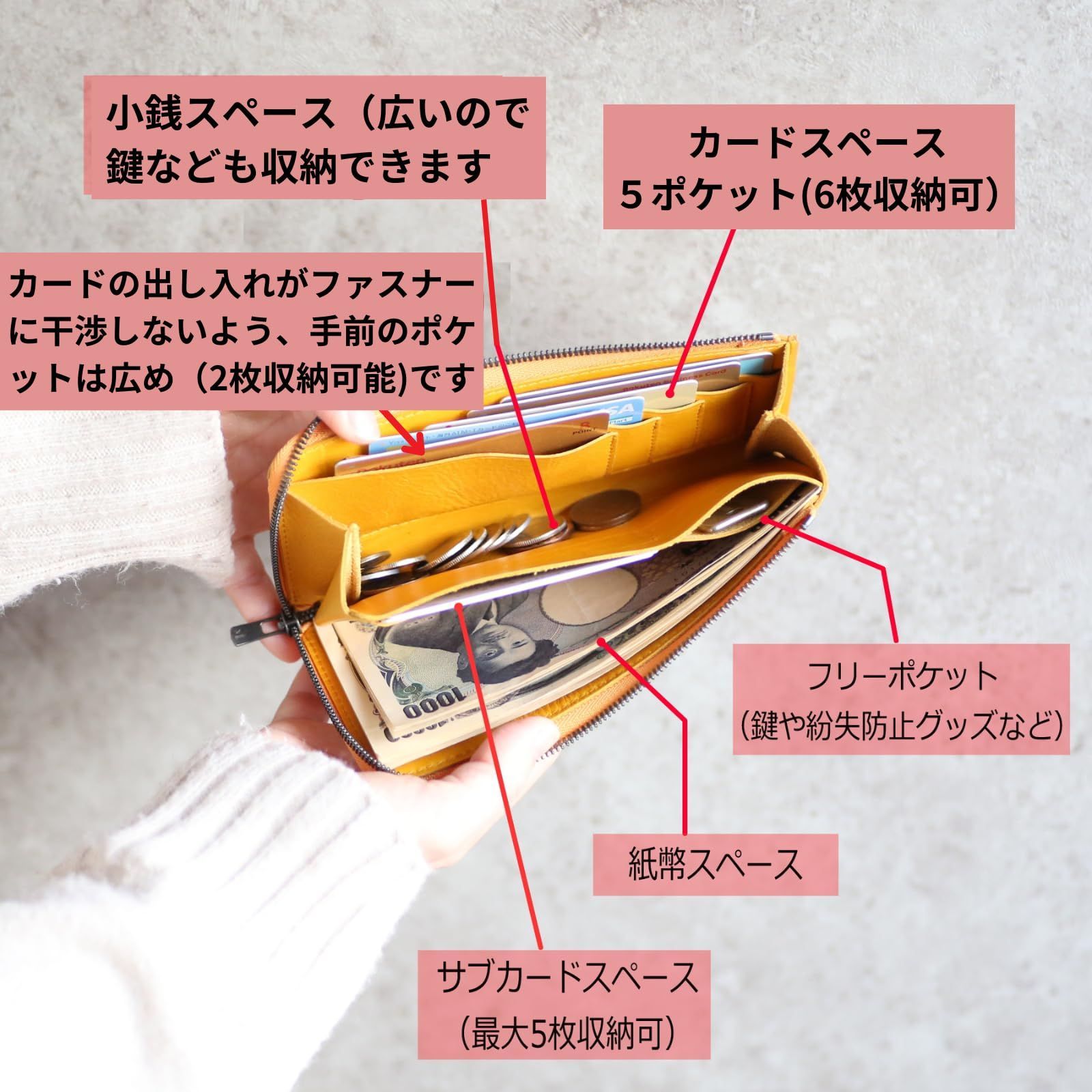 特価商品】L字ファスナー 本革 小さい長財布 日本製 メンズ ZIP レディース modo イルモードジップ il (Brown, [STATUSY]  右利き用) - メルカリ