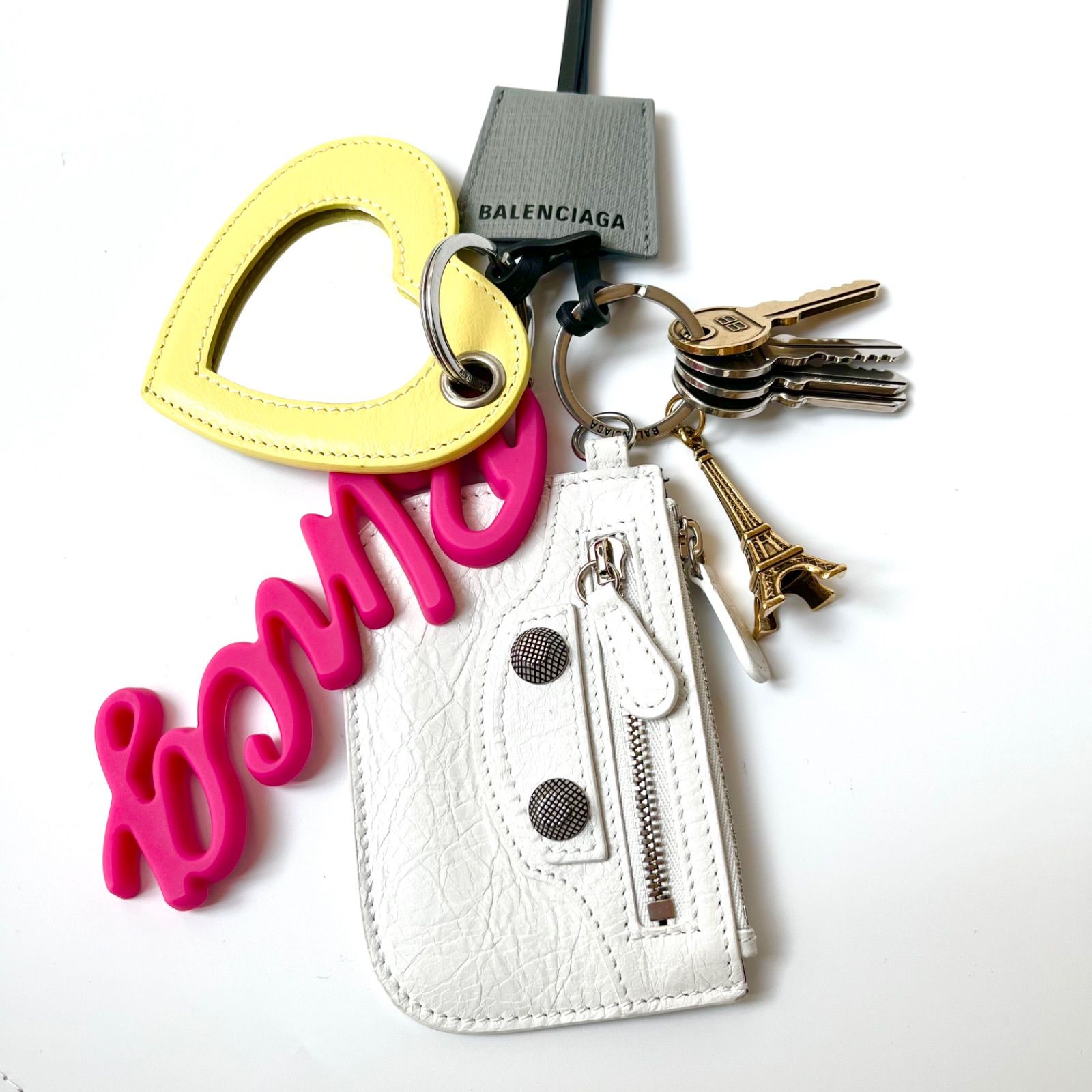 現行モデル 美品 バレンシアガ ル カゴール チャーム ガーリー キーホルダー BALENCIAGA バレンシアガ ルカゴール チャーム ガーリー