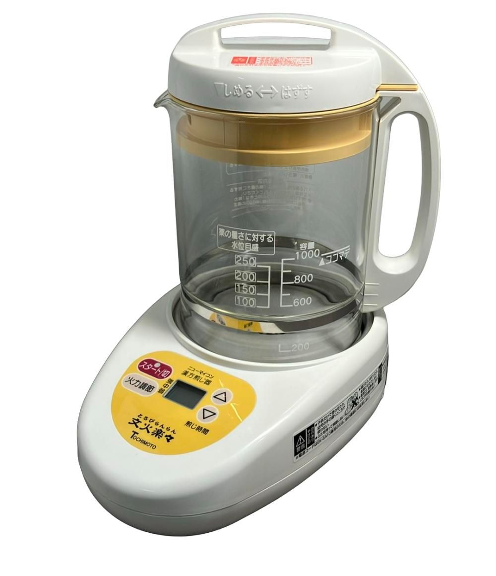 TOCHIMOTO ニューマイコン 漢方煎じ器 文火楽々 EK-SA10-WB 栃本 ニューマイコン 漢方煎じ器 文火楽々 EK-SA10 - メルカリ