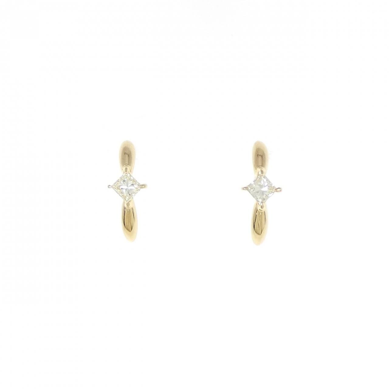 K18YG ダイヤモンド ピアス 0.2CT