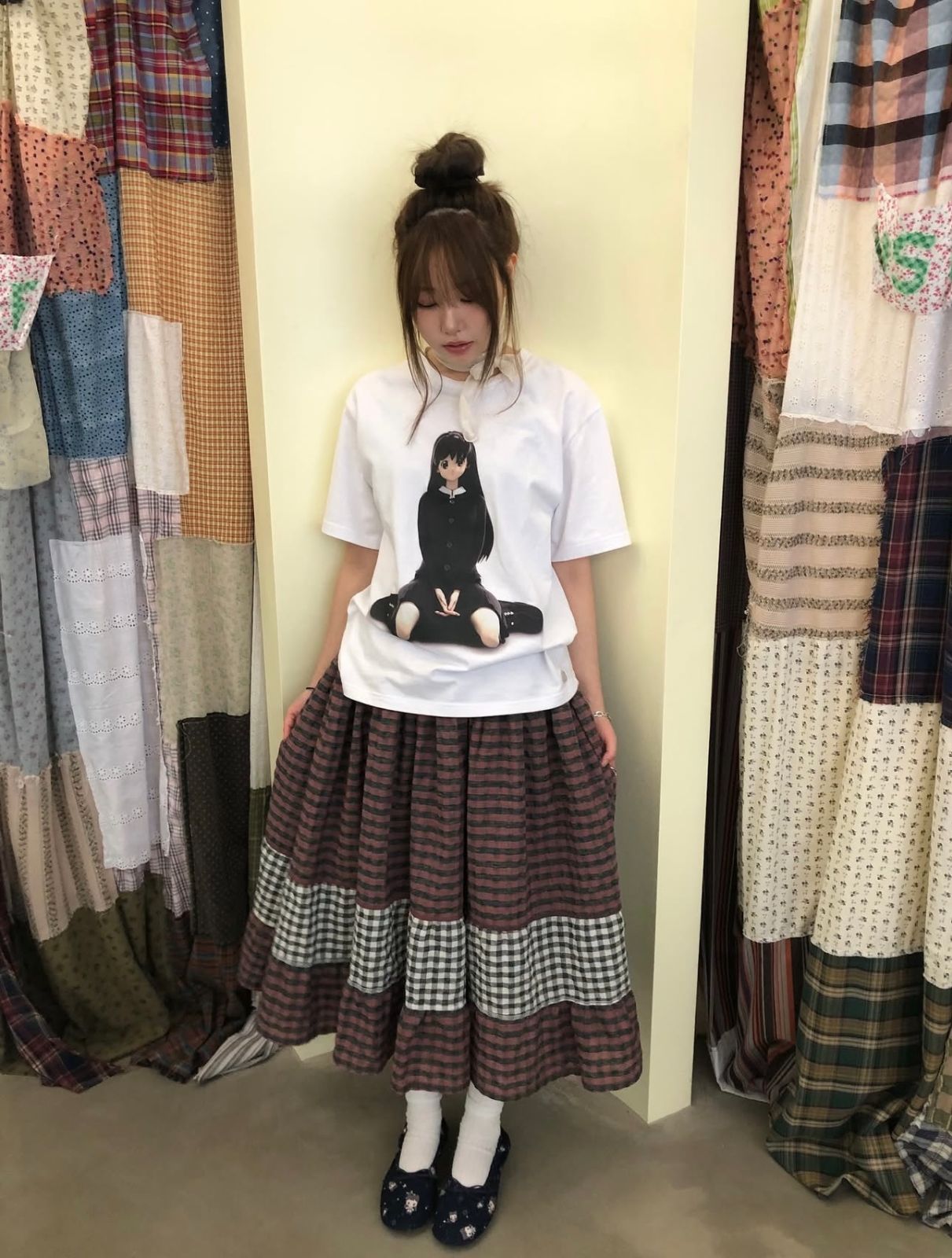 ルーズウィングスカート