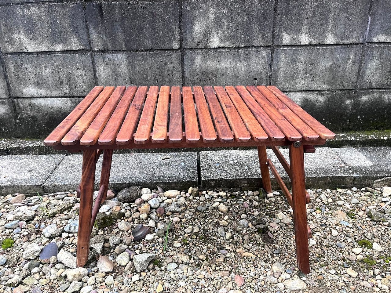 CAMP MANIA PRODUCTS（キャンプマニアプロダクツ）COMPACT MID TABLE(M) all walnut - メルカリ