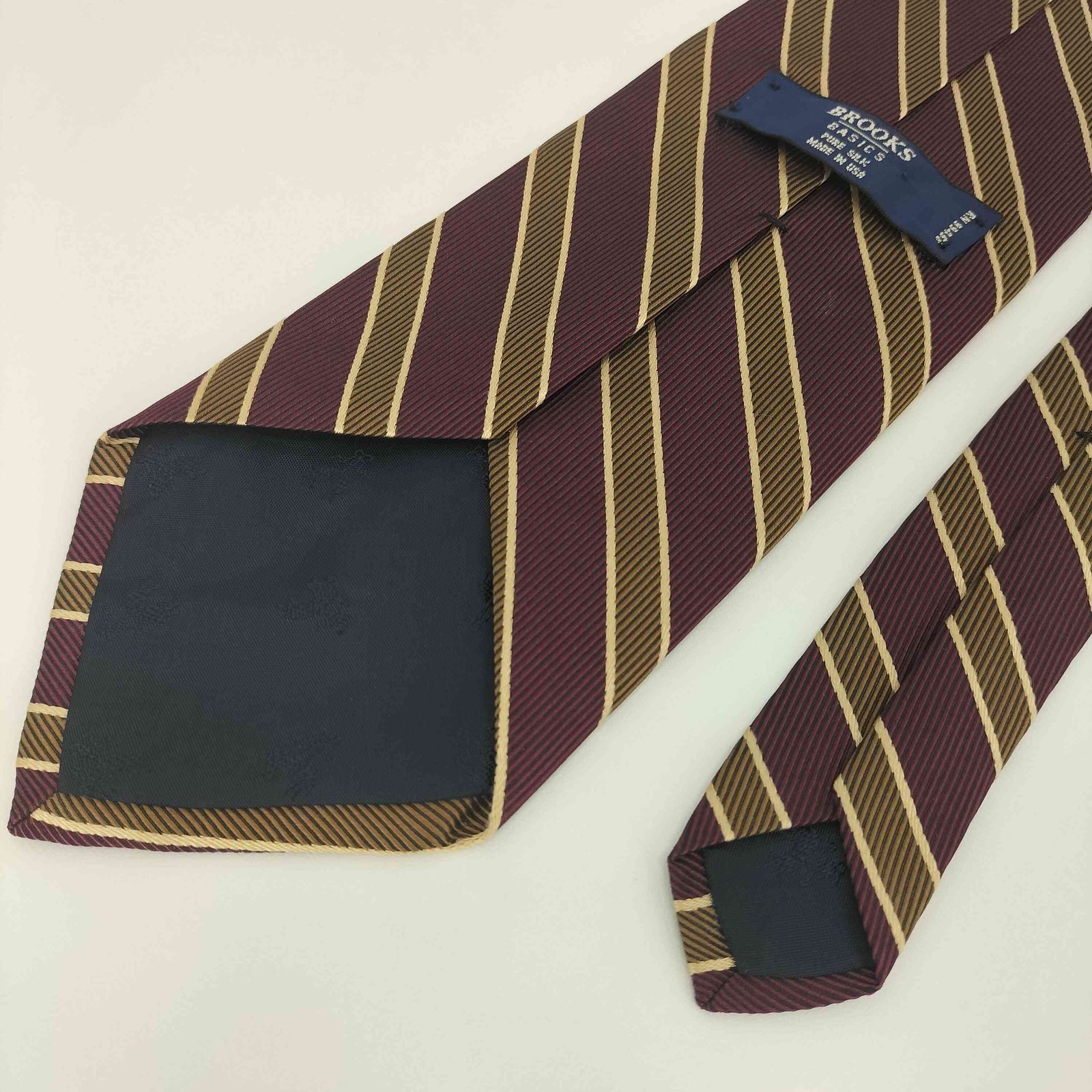 USA製 80S Brooks Brothers MAKERS レジメンタルタイ ブルックスブラザーズ レジメンタルタイ USA製 パープル
