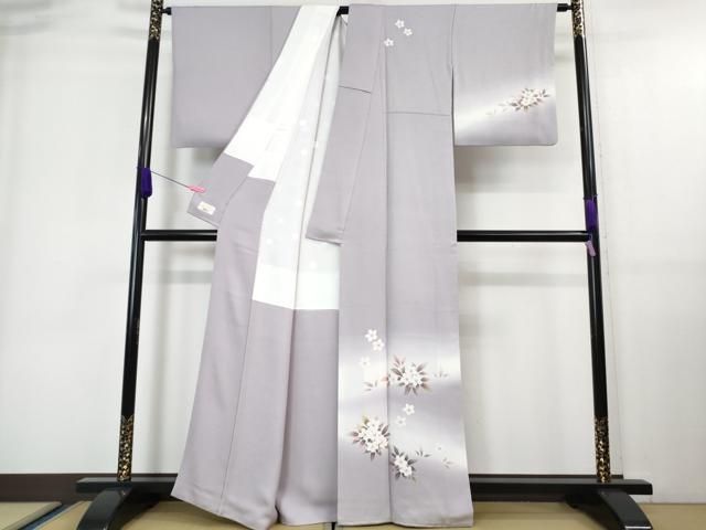 平和屋本店□極上 本加賀友禅作家 鬼島武司 訪問着 吉野霞 暈し