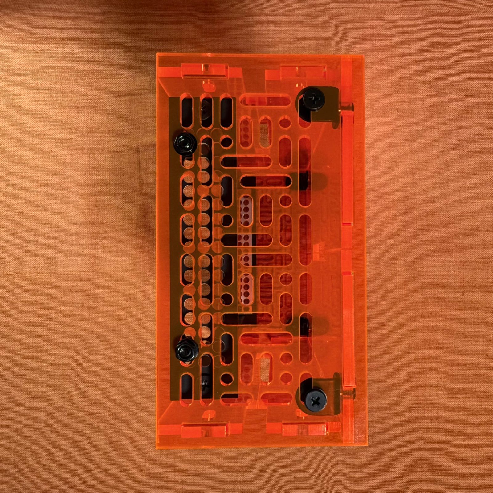 Takazudo Modular: モジュラーケース zudo-block-40: Orange-A