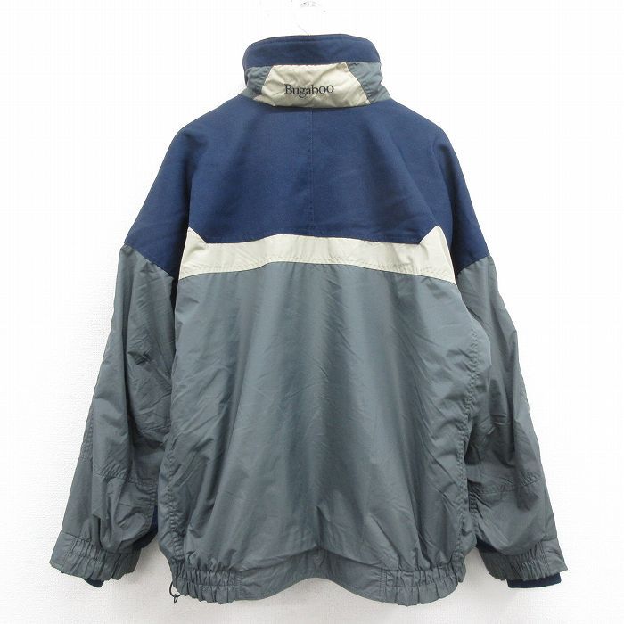 最安値に挑戦。 XL 古着 コロンビア 長袖 ナイロン マウンテン ジャケット メンズ 00s Bugaboo 大きいサイズ 紺 ネイビー 内側フリース 25oct15 アウ 超激安セール 開催中です！