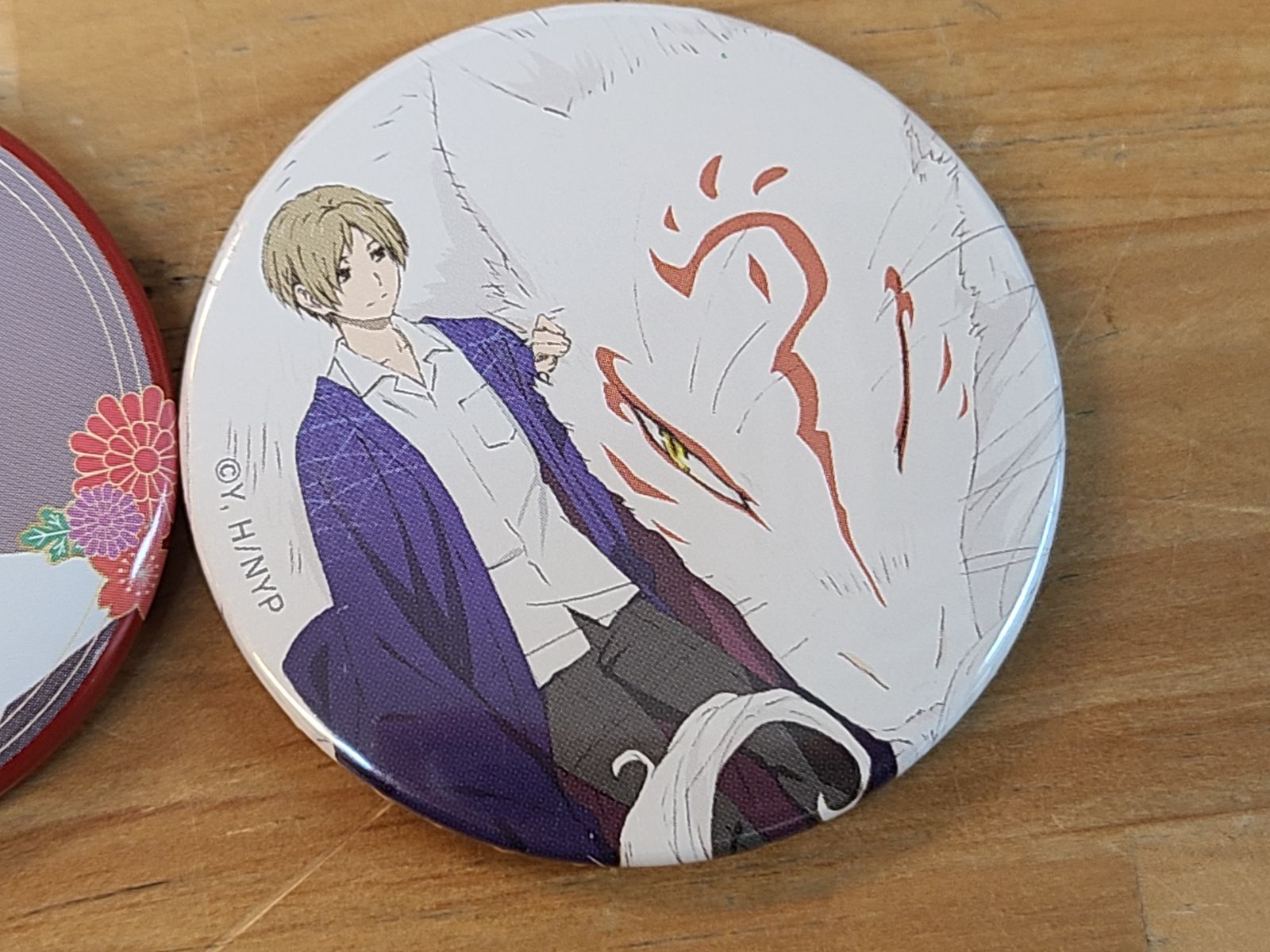 劇場版　夏目友人帳　うつせみに結ぶ　映画　缶バッジ　夏目貴志 ニャンコ先生 斑 劇場版 夏目友人帳 ～うつせみに結ぶ～ 缶バッチ 2種セット 斑