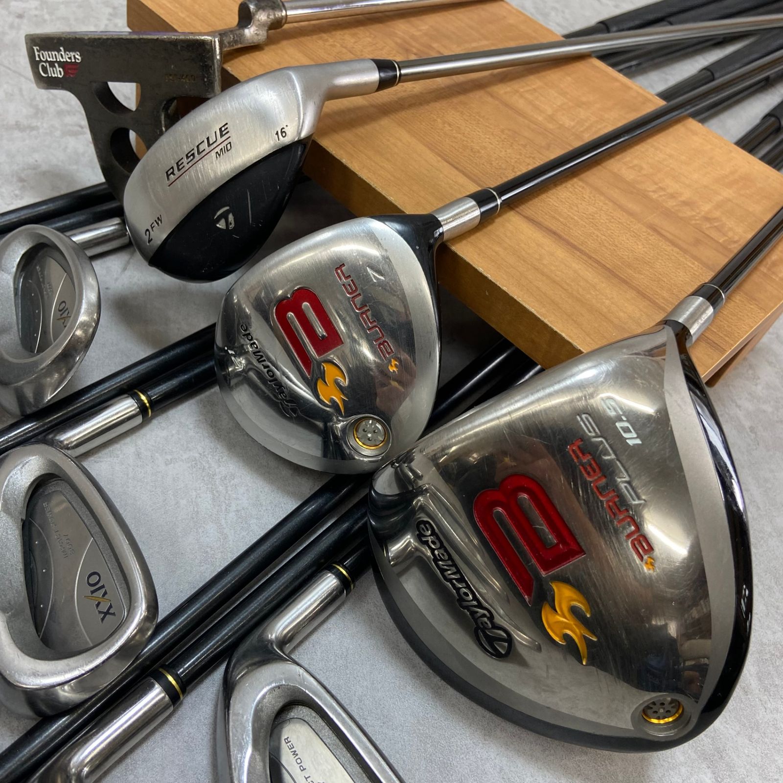 メンズ ゴルフクラブセット ゼクシオ テイラーメイド他 初心者様推奨